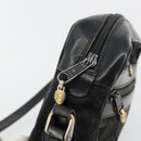 GUCCI GG Canvas Web Sherry Line Bag Black Gold Red 67 01 5654 Auth 179945-15
