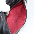 GUCCI GG Canvas Web Sherry Line Bag Black Gold Red 67 01 5654 Auth 179945-20
