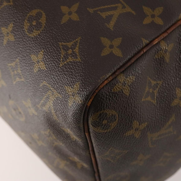 LOUIS VUITTON Monogram Sac Souple 45 Boston Tas M41624 LV Auth 179947