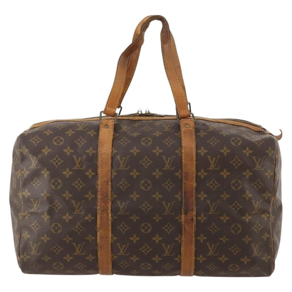 LOUIS VUITTON Monogram Sac Souple 45 Boston Tas M41624 LV Auth 179947