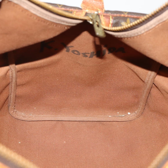 LOUIS VUITTON Monogram Sac Souple 45 Boston Tas M41624 LV Auth 179947