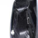 GUCCI Soho Shoulder Bag Patent leather Black Silver Auth 179948-18