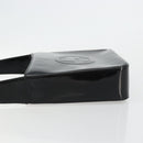 GUCCI Soho Shoulder Bag Patent leather Black Silver Auth 179948-4