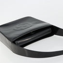 GUCCI Soho Shoulder Bag Patent leather Black Silver Auth 179948-6