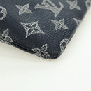 LOUIS VUITTON Monogram Ink Pochette Apollo Clutch Bag Navy M62905 Auth 179951M-15