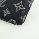 LOUIS VUITTON Monogram Ink Pochette Apollo Clutch Bag Navy M62905 Auth 179951M-16