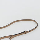Chloe Nile Hand Bag Leather 2way Beige Gold Auth 179953A-14