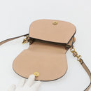 Chloe Nile Hand Bag Leather 2way Beige Gold Auth 179953A-19