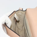Chloe Nile Hand Bag Leather 2way Beige Gold Auth 179953A-21