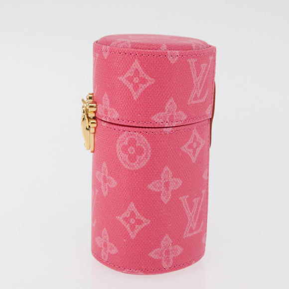 LOUIS VUITTON Monogram Travel Case Accessory Case 100ml Pink LV Auth 179957M