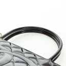 CHANEL Matelasse Reprint Tote Bag Patent leather Dark Brown Gold CC Auth 179958V-14