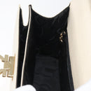Salvatore Ferragamo Gancini Handtas Leer 2way Wit Goud Auth 179959-21