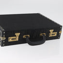 FENDI Zucca Canvas Truhe Schwarz Auth 179960A-6