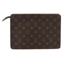 LOUIS VUITTON Monogram Pochette Homme Clutch Bag M51795 LV Auth 179962-2