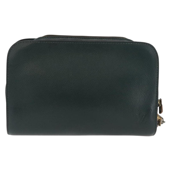 LOUIS VUITTON Taiga Baikal Clutch Bag Epicea M30184 LV Auth 179963