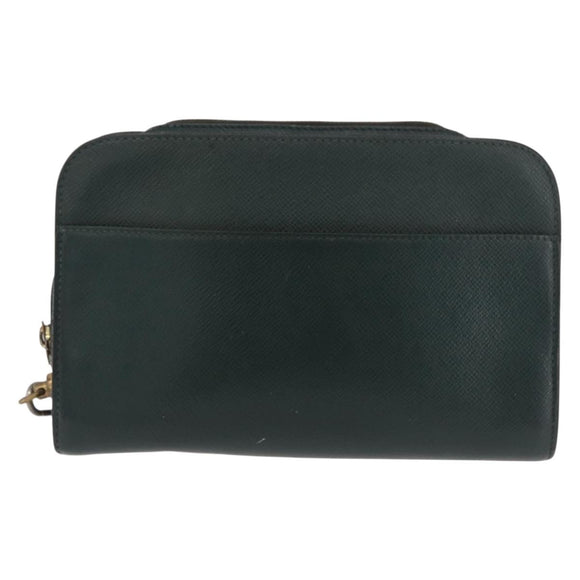 LOUIS VUITTON Taiga Baikal Clutch Bag Epicea M30184 LV Auth 179963