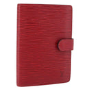 LOUIS VUITTON Epi Agenda PM Dagplannerhoes Rood R20057 LV Auth 179964-1