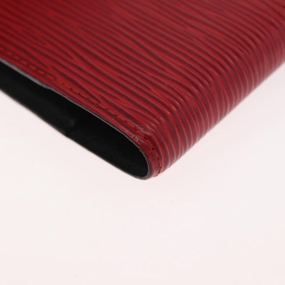 LOUIS VUITTON Epi Agenda PM Dagplannerhoes Rood R20057 LV Auth 179964
