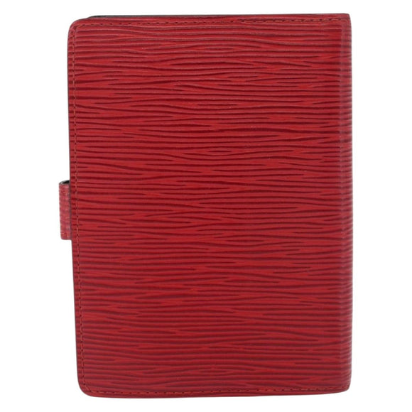 LOUIS VUITTON Epi Agenda PM Dagplannerhoes Rood R20057 LV Auth 179964