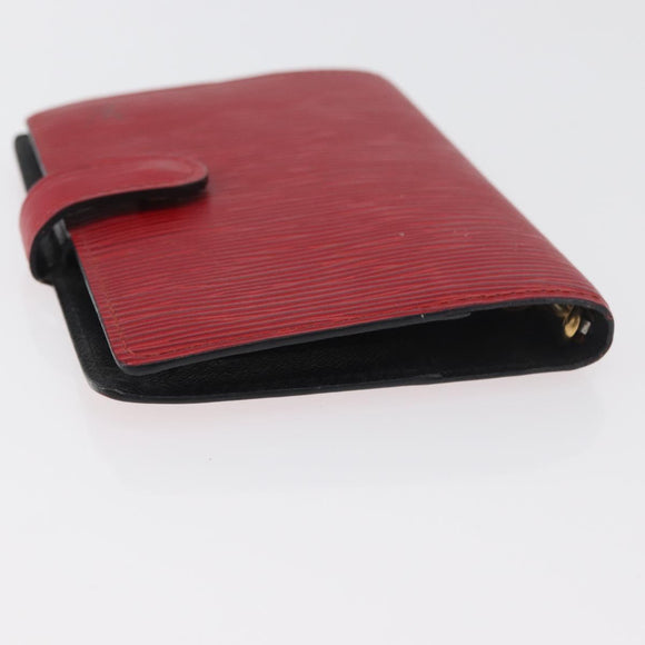 LOUIS VUITTON Epi Agenda PM Dagplannerhoes Rood R20057 LV Auth 179964