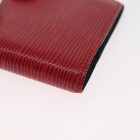 LOUIS VUITTON Epi Agenda PM Dagplannerhoes Rood R20057 LV Auth 179964