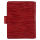 LOUIS VUITTON Epi Mini Agenda Day Planner Cover Red R20077 LV Auth 179965-2