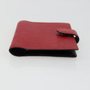 LOUIS VUITTON Epi Mini Agenda Day Planner Cover Red R20077 LV Auth 179965-6