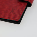 LOUIS VUITTON Epi Mini Agenda Day Planner Cover Red R20077 LV Auth 179965-7