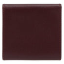 CARTIER Must Line Portemonnee Leer Bordeaux Goud Origineel 179966A-2