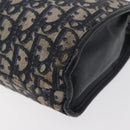 Christian Dior Trotter Canvas Clutch Bag Navy Auth 179986-12