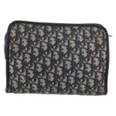 Christian Dior Trotter Canvas Clutch Bag Navy Auth 179986-3