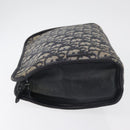 Christian Dior Trotter Canvas Clutch Bag Navy Auth 179986-6