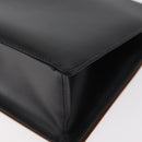 Salvatore Ferragamo Gancini Hand Bag Leather Black Silver Auth 179993-13