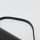 Salvatore Ferragamo Gancini Hand Bag Leather Black Silver Auth 179993-8