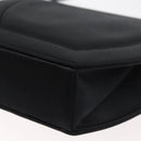 SAINT LAURENT Shoulder Bag Satin Black Auth 179994-16
