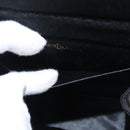 SAINT LAURENT Shoulder Bag Satin Black Auth 179994-19