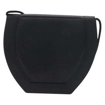 SAINT LAURENT Shoulder Bag Satin Black Auth 179994 - 0