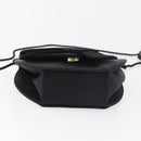 SAINT LAURENT Shoulder Bag Satin Black Auth 179994-5