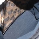 LOEWE Anagram Hand Bag Canvas Beige Gold Auth 180003-11