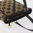 LOEWE Anagram Hand Bag Canvas Beige Gold Auth 180003-7