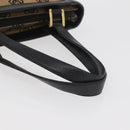 LOEWE Anagram Hand Bag Canvas Beige Gold Auth 180003-8