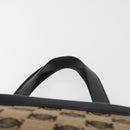 LOEWE Anagram Hand Bag Canvas Beige Gold Auth 180003-9