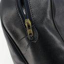 Christian Dior Trotter Canvas Hand Bag Black Gold Auth 180006-10
