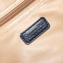 Christian Dior Trotter Canvas Hand Bag Black Gold Auth 180006-11