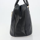 Christian Dior Trotter Canvas Hand Bag Black Gold Auth 180006-3