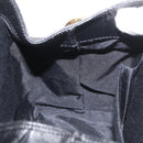 GIVENCHY Hand Bag Leather Black Gold Auth 180008-20