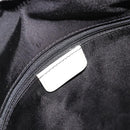 Christian Dior Trotter Canvas Shoulder Bag PVC Black Silver Auth 180010-15