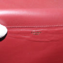 CARTIER Must Line Clutch Bag Leather Bordeaux Gold Auth 180014-15