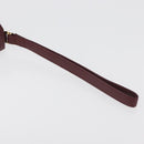 CARTIER Must Line Clutch Bag Leather Bordeaux Gold Auth 180014-7