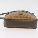 FENDI Zucchino Canvas Shoulder Bag Beige Auth 180015-6